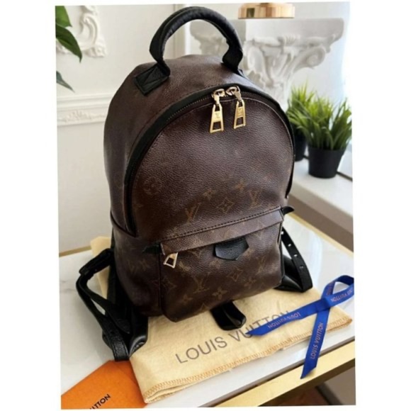 100% AUTHENTIC LOUIS VUITTON PALM SPRINGS PM MONOGRAM BACKPACK BAG - Picture 3 of 13